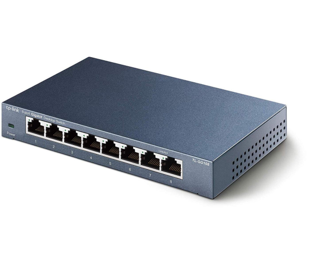 TP-Link 8p TL-SG108 Metal (8x10/100/1000Mbit) - 127183 - zdjęcie 2